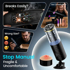 STORM CUP 10 Thrusting Spinning Masturbator with Suction Cup Male Masturbator