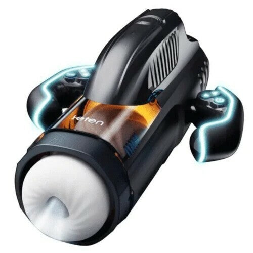 【50% Off】【3.15 IN Depth】Leten 10 Vibrating & Sucking Voice Handheld Masturbator Male Sex Toys
